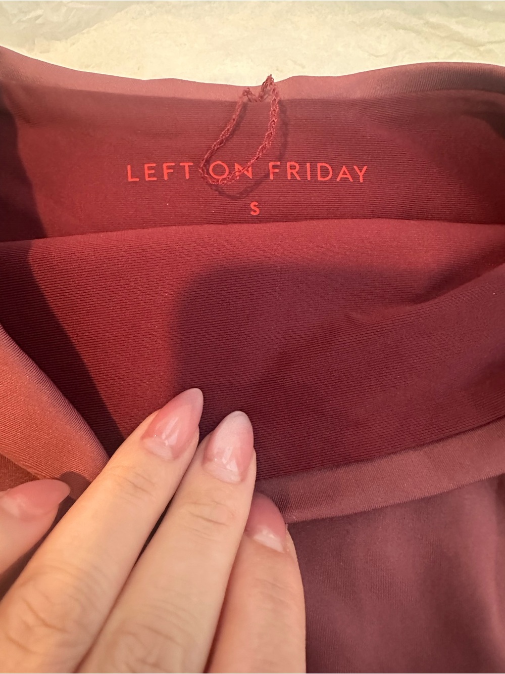 LEFT ON FRIDAY - Desert Plum Hi Hi Bottoms, Small - Picture 5 of 8